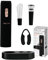 Prime Cuisine Ouvre-bouteille automatique rechargeable, bec verseur sans fil, bouchon sous vide et coupe-capsule, fonctionne avec piles, ouverture sans effort, noir