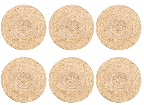 Riiichflowshop Ensemble 6 Nattes Élégantes Mattes Lieu Résistant À pour Restaurants en Plein Air des Styles Japonais Accessoires