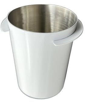 KHZen Coppa Dosaggio in Argento Spazzolato per Macchine per Espresso 304 in Acciaio Inossidabile Interno 58 Mm Portafilter Compatibile