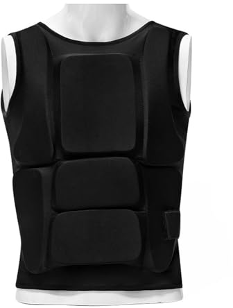 ZYMIADOU 3. Lightweight Karate Chest Protector Reinforced Foam Cushioning Flexible Straps & Breathable Fabric For Combat Sports Karate Chest Protectors