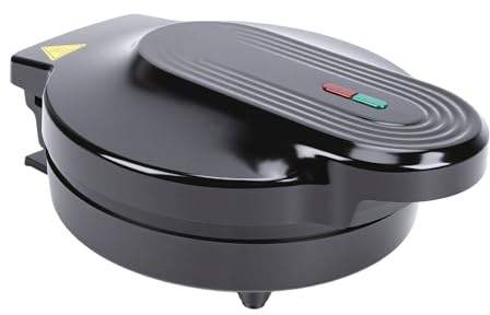 Aolidsive Máquina para Hacer Gofres en Forma de Corazón, Máquina para Hacer Gofres Eléctrica de 1000 W con Placas Antiadherentes, Hace 5 en Forma de Corazón para el Desayuno en Casa (Enchufe de la UE)