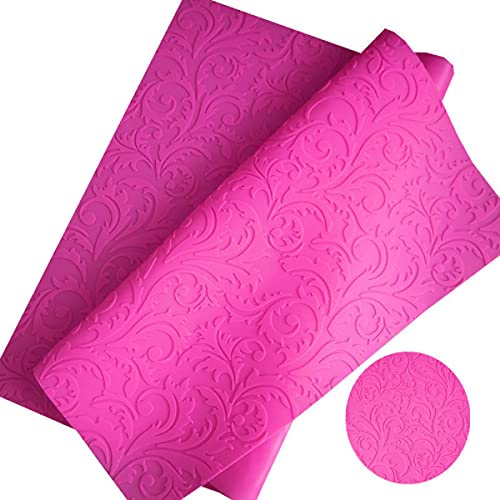Xidmold 23 x15in Silicone Imprint Mat Baking Mold, Flower Cake Embosser Lace Mat Fondant Impression Press Mold Decorating Tool, Sugar Craft Icing Candy Moulds Craft Embossing Pad