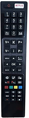 rc4848f remote control for polaroid tv remote compatible for polaroid remote control,No Setup Required Compatible with Hitachi/Bush/Polaroid TV Remote Control P24D300FP P32FS1956A P32D300FP P43D300FP