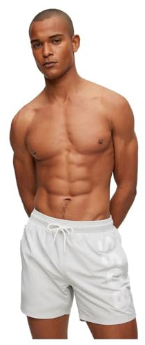 BOSS Mens Swim Shorts - Pastel Grey 057 - S
