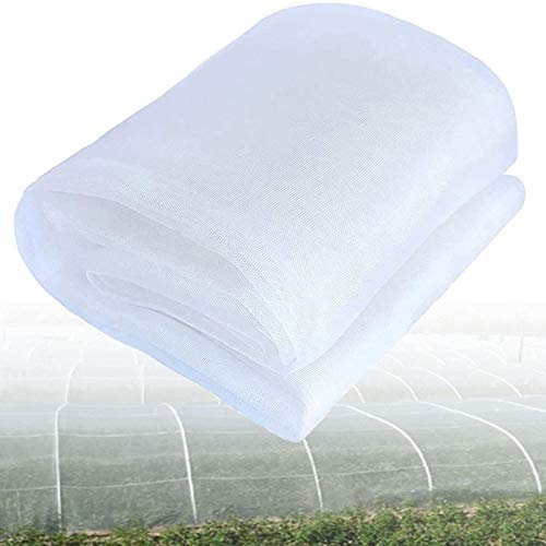 Filet de jardin en maille fine pour légumes, épais, réutilisable, protège les plantes, fruits, légumes, tunnel de croissance, lutte contre les nuisibles, 5 x 15 m