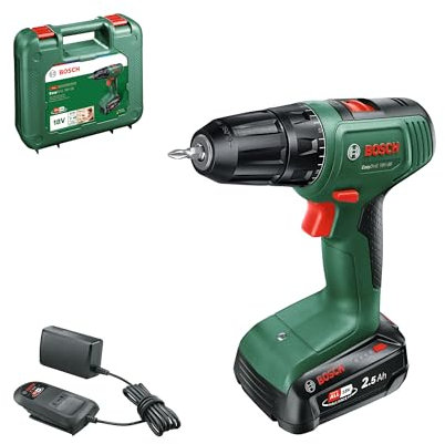Bosch taladro percutor a batería EasyImpact 18V-38 (1 batería de 2,5 Ah; sistema de 18 V; en maletín de transporte)