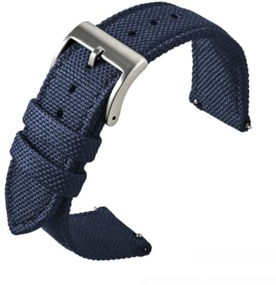 HYUOIND Bracelet de montre universel en toile de voile en nylon 20 mm 22 mm à dégagement rapide Oxfrdd pour homme et femme compatible avec Omega