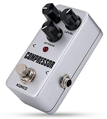 Gitarreneffektpedal E-Gitarre Effektpedal Dynamischer Kompressor Mini-Effektprozessor Vollanaloge Schaltung für E-Gitarre