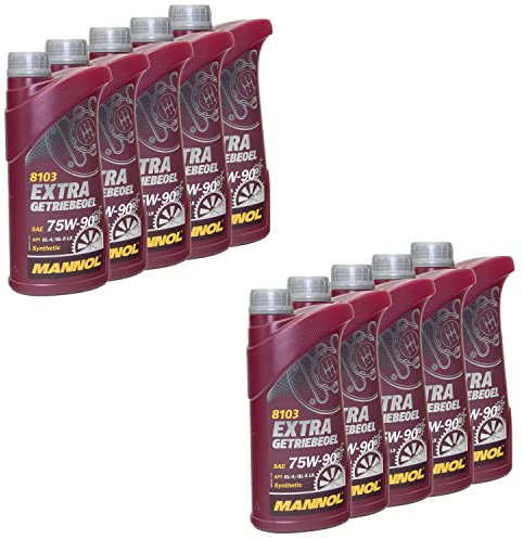 Getriebeöl MANNOL Extra 75W-90 API GL 4/GL 5 LS 10 X 1 Liter