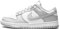 Nike Herren Dunk Low Retro Sneaker, White Grey Fog, 44.5 EU
