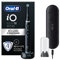 Oral-B iO10 Electric Toothbrushes Adults, Gifts For Women / Men, 1 Handle, 1 Toothbrush Head & Charging Travel Case, 7 Modes, Sense Smart Charger, 2 Pin UK Plug, Cosmic Black, Oral B IO Toothbrush
