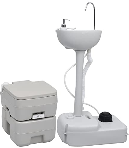 Tidyard Campingtoilette Camping wc Trenntoilette Toilette für Unterwegs Mobile Toilette