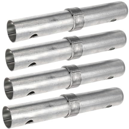 jojofuny 4stücke Gerüstkupplung Für Gerüstbefestigungen Gerüstwerkzeug Mit Sicherungsstift Präzisionsgefertigte Verbindungsstangen Für Stabiles Gerüstsystem