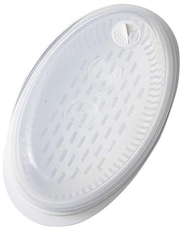 TIDTALEO 1 Pc Pesce Al Vapore Cucina Pentole Per Microonde Pop In Umido Vaporiera Per Verdure Pescare Contenitore Per La Preparazione Dei Pasti Piatto Pentola Distributore Padella Aria Pp