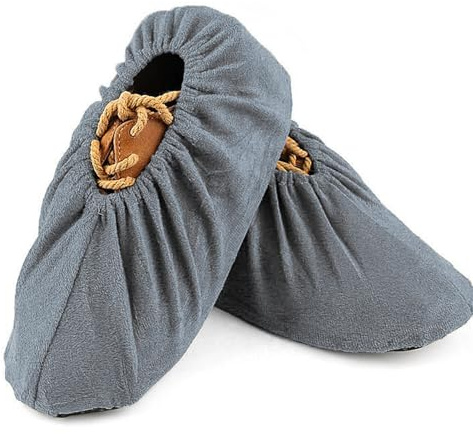 Cubrezapatos Reutilizables para Interior - Zapatillas Antideslizantes con Protección Antipolvo | Botines De Tela Para Zapatos,Para Hogar, Hospital, Gimnasio, Laboratorio, Sala De Servidores, Museo Y O