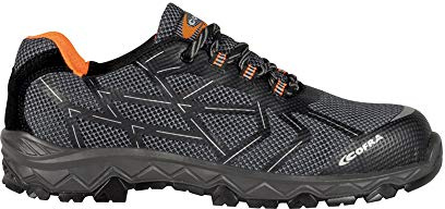 COFRA TN000-000.W46 CYCLETTE BLACK Chaussures de sécurité S1 P SRC Gris/Noir/Orange Fluorescent Taille 46