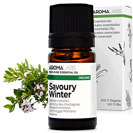 Santoreggia Montana BIO (Satureja montana) - 5 mL - Olio Essenziale Chemiotipizzato e Certificato AB - Difese naturali - Aroma Labs - Made in France