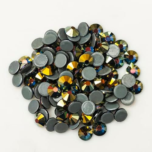 2058HF SS16 SS20 Aufbügeln Strasssteine Hot-Fix Strass Super Qualität Farbe AB Steine Glas Wärmeübertragung Für Gament Kleidung-Montana AB,SS20 1440St