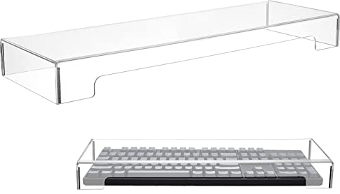 OSALADI Klare Acryl-Tastaturabdeckung Tastatur-Staubschutz Wasserdicht Anti-Katze Transparent Mechanischer Tastaturschutz Computerzubehör 18 67 X 5 6 cm. 89X1. 89 Zoll