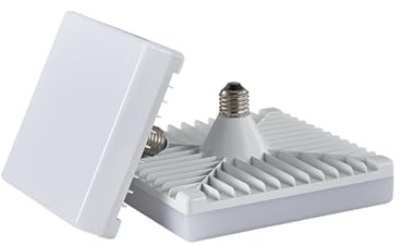 Linqzxz 1 Pezzo Lampadina LED Universale per E26/E27, Quadrata 30W Alta Luminosità Lampadine per Interni, AC 85-265V, Utilizzabile in Soggiorni, Uffici e Abitazioni, Non Regolabile