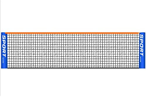 Tragbares 3-6 Meter Tennisnetz, Standard-Tennisnetz für Match-Training, Netz ohne Rahmen, Tennisschläger, Sportnetzwerk, Badminton (Nur Net), Siehe Abbildung, 5 m