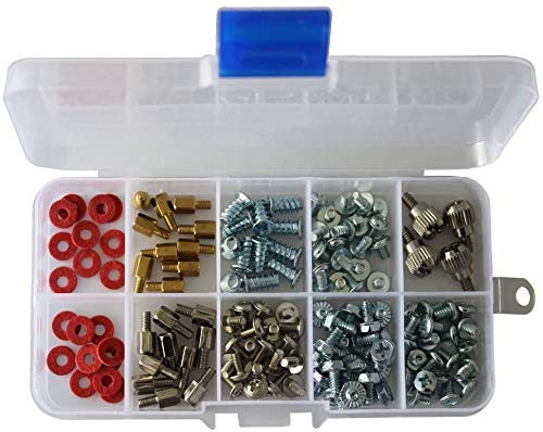 Computer PC Screw Kit 134pcs for Assembling Case Power Motherboard Fan CD Drive Hard Drive