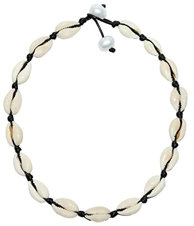 MenYiYDS Collana girocollo con conchiglia da donna, Braccialetti Hawaii per ragazze Lady