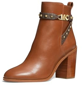 Michael Kors Women's Farrah Bootie, Luggage, 9