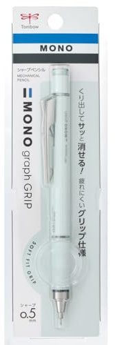 Tombow Mono Graph Grip Mechanical Pencil • 0.5mm • Graysh Blue