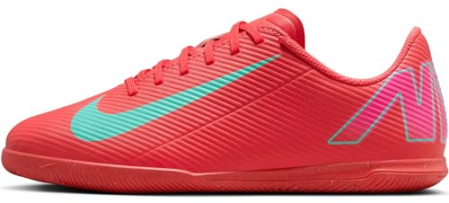 Nike Soccer Shoe Nike Jr. Mercurial Vapor 16 Club Botas De Fútbol De Perfil Bajo IC - Niño/A Y Niño/A Pequeño/A, Ember Glow/Aurora Green, FQ8289-800, 35 EU (3Y US)