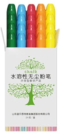 Washable Chalk Jumbos Chalk Outdoor Street Chalk Solid Water Chalk for Blackboards Teacher Children
