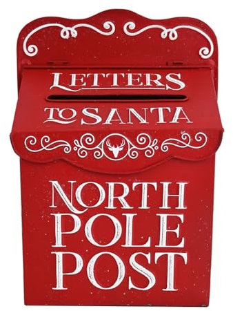 Cassetta delle lettere da parete per giardino, cassetta postale in metallo con scritta in lingua inglese Leave Message Post Wall Mounted Post Design Farmhouse