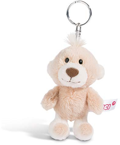 NICI Schlüsselanhänger Plüschtier Baby-Bär 10 cm – Teddy-Bär Kuscheltieranhänger mit Schlüsselring für Schlüsselband, Schlüsselbund, Schlüsselhalter & Schlüsselkette – Taschenanhänger – 44471