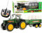 RLS Very Large Four-way RC-remote control tractor amazing detail to look realistic Toy Farming Tractor with trailer for Animal Figure transporting