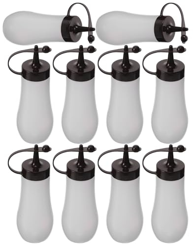Healeved 10pièces Flacons Huile pour Lampe Rechargeables Souple Étanche De Distributeur Huile pour Voyage Camping Et Éclairage De Secours