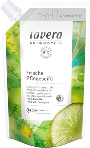 LAVERA Pflegeseife frisch Bio Limette+Zitr.gr.NF