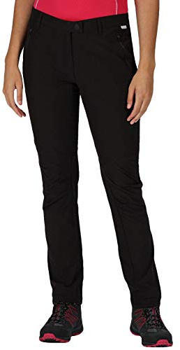 Regatta Womens Highton Stretch Walking Trousers - 12 UK Black