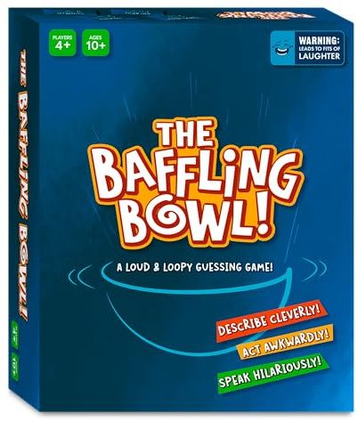 Baffling Bowl - Hilarious 600 Cards Guessing Game for Kids, Teens & Adults, Fun, Bonding for Friends & Family, Challenges for Game Nights, Parties, Gifts for Ages 10, 11, 12, 13 and Up, Players 4+
