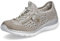 Rieker Damen Low-Top Sneaker L32P6, Frauen Halbschuhe,Strassenschuhe,Sportschuhe,Freizeitschuhe,Turnschuhe,Laufschuhe,metallic (90),41 EU / 7.5 UK