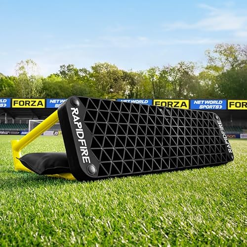 FORZA Wave Soccer Rebounder – El Tablero de rebotes y pases 4 en 1 número 1 del Mundo – Montaje en 2 Minutos, diseño irrompible y Estabilidad de 8 kg – ¡Compra, Juega para Siempre! [Estándar]