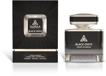 Auraa Desire Extrait de parfum Black Onyx 100 ml – Parfum épicé floral – Parfum pour homme – Parfum poivre rose, bergamote, poivre noir, parfum longue durée