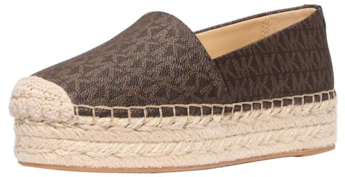 Michael Kors Women's Lynn Espadrille, Brown, 6