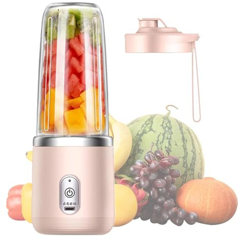 Blender Portable - Mixeur Blender | Chargement USB Mixeur Portable Batteur Appareil À Mélanger | Personal Fresh Juice Mixer | Multifonctionnel Batteur Milkshake Pour Smoothies Facile À Nettoyer