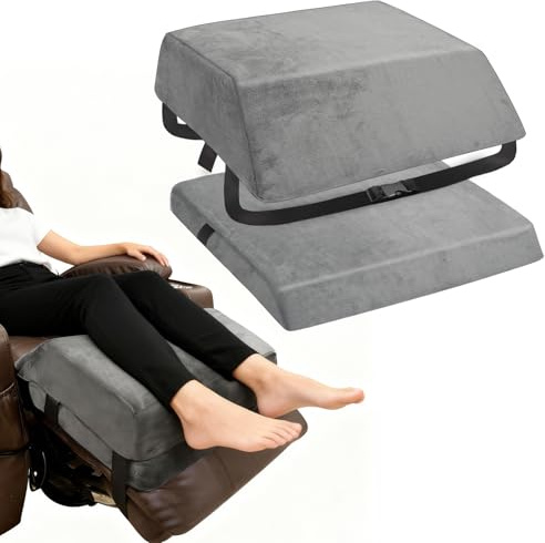 JZHLLA Cuscino per gambe reclinabile regolabile, cuscino a cuneo in schiuma per reclinabile, cuscino multiuso per sollevamento gambe con cinghia elastica per supporto lombare e divano letto