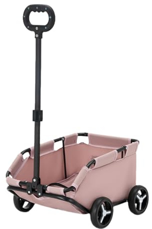 Gungtj Passeggini per gatti, passeggini per cani di piccola taglia - Passeggini per animali domestici Porta gatti rotolante porta cani - Carrello pieghevole leggero a 4 ruote per cani da viaggio