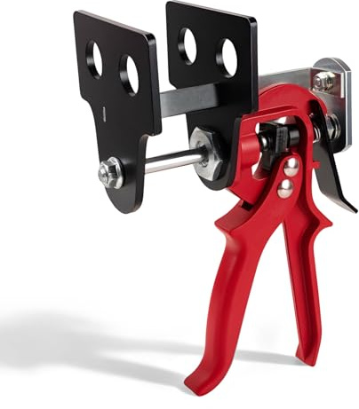 Cupbunny Brake Caliper Compression Tool, 4 Piston Brake Caliper Tool for Single/Twin/Quad Piston Calipers, 29100 Brake Pad Spreader Compatible with Most Cars and Light Trucks (Red)