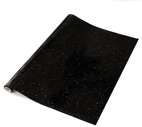 Self Adhesive Vinyl Wrap Film for Kitchen Worktops dc fix Black Granite Quartz (67.5CM, 2M)