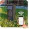 SSC-LUXon ZAVO Outdoor Steckdosensäule WLAN schwarz mit 2 Steckdosen - Smarte Außensteckdose IP44 kompatibel mit Amazon Alexa