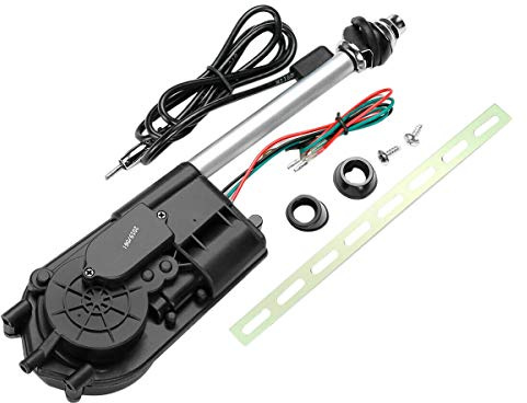 Iegefirm Antenne Automatique Universelle de éLectrique de Voiture SUV AM et Antenne de Mât de Radio FM 12V