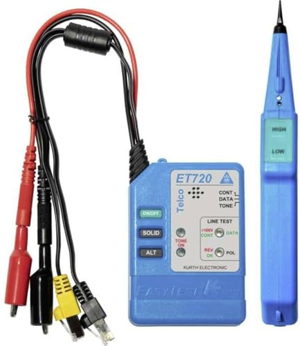 Kurth Electronic KE701 Leitungssucher Durchgang, Identifikation, Leitungsverfolgung, Unterbrechung